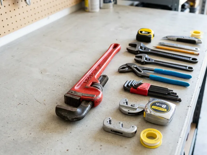 Professional plumbers in Elohim City, OK equipped with top-tier tools for residential and commercial plumbing services.